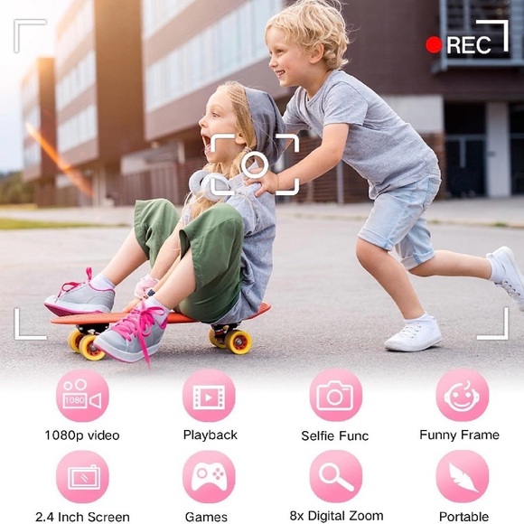 Pink Unicorn Digital Camera w/ Unicorn Design - Video Capability - Compact- NIB - Picture 4 of 4